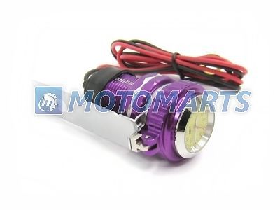 Purple motorcycle handle-bar cellphone smartphone usb charger power adapter