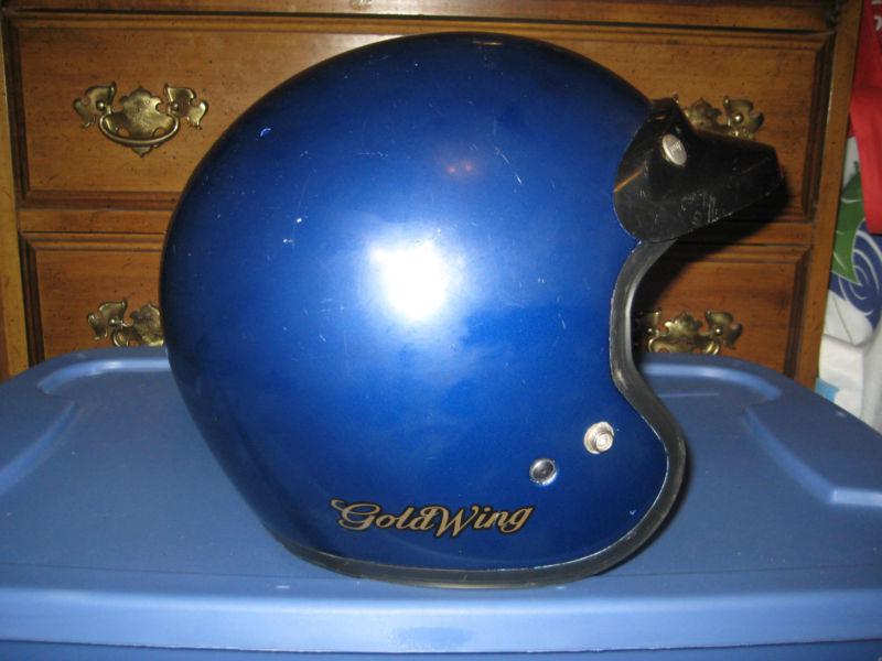 Blue arai classic/r gl goldwing large helmet w/black visor dot/snell