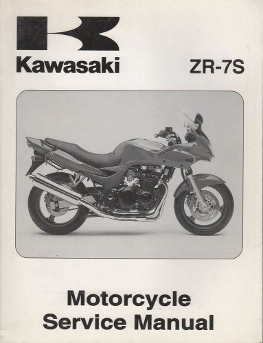 2001 kawasaki motorcycle zr-7s service manual p/n 99924-1269-01 (595)
