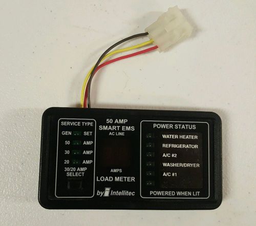Rv intellitec 50 amp smart ems monitor panel #00-00903-150 - new