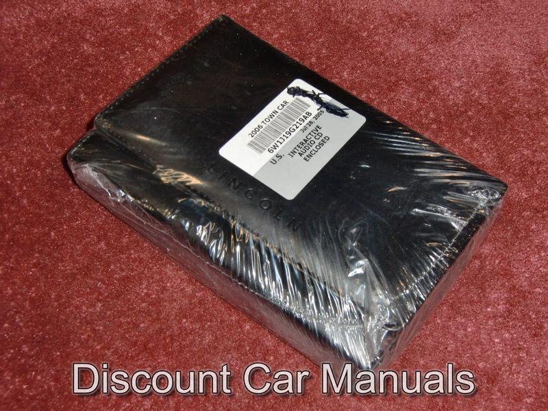 ★★ 2006 lincoln town car owners manual set **new**  06!! ★★