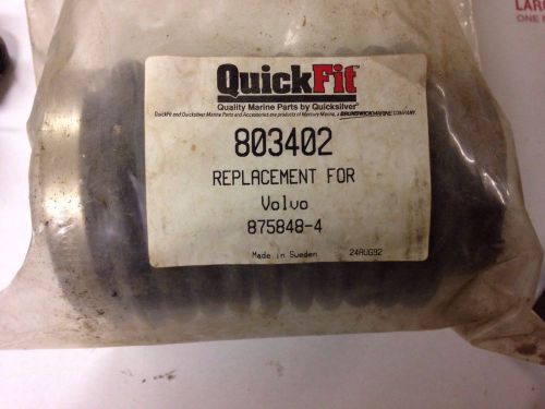 Exhaust bellows boot volvo stern drives aq quick fit 803402 replaces 875848-4