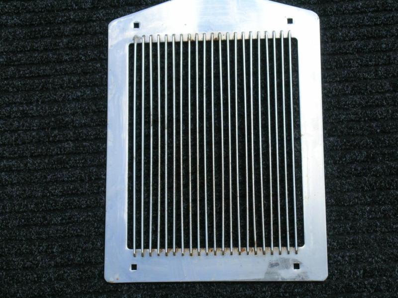 Gl1000 chrome radiator cover and front wheel rack