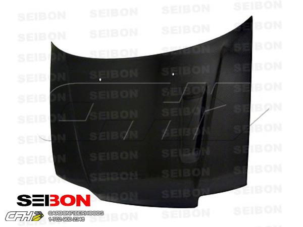 Seibon carbon fiber zc-style carbon fiber hood kit auto body honda civic, crx 88