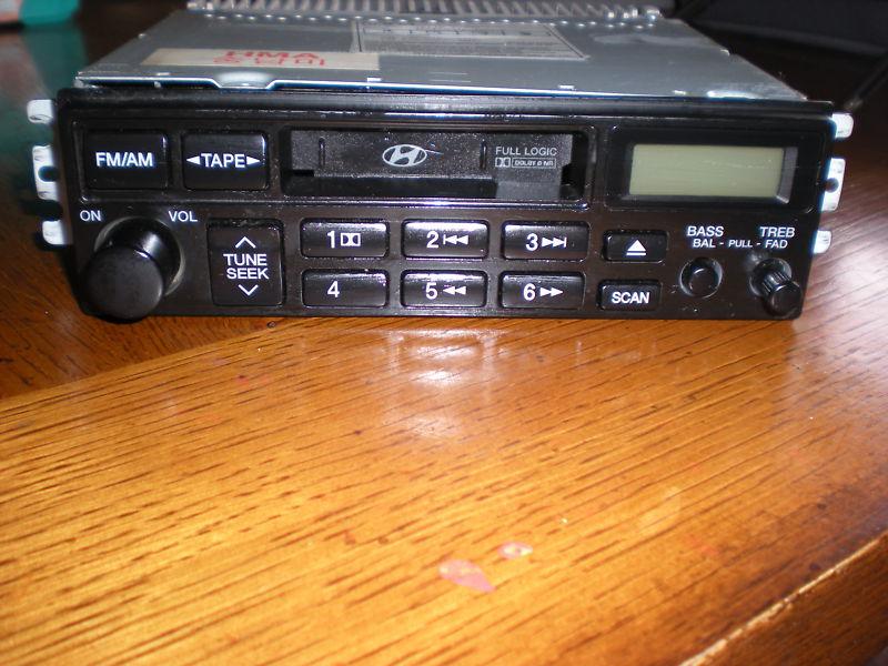 02-06 hyundai accent am/fm radio stereo audio player  (part # 96140-25308