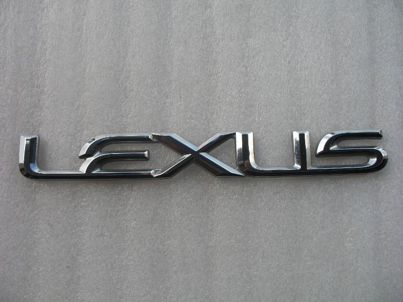 1996 lexus ls ls400 rear trunk chrome emblem logo decal badge 95 96 97 98 99 00