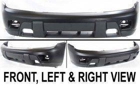Primered top; raw - textured bottom new bumper cover front chevy auto 88937047