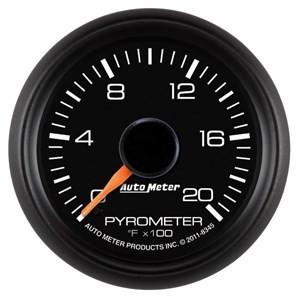 Autometer 2-1/16in. pyrometer kit; 0-2000 fse chevy factory match