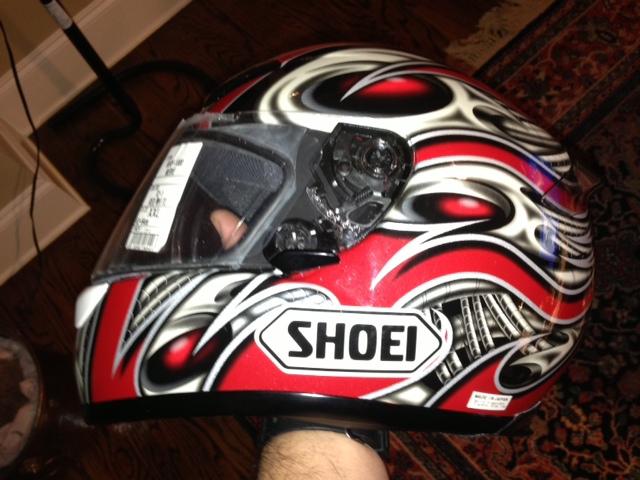 New 2012 shoei rf-1000 nerve xxl motorcycle helmet