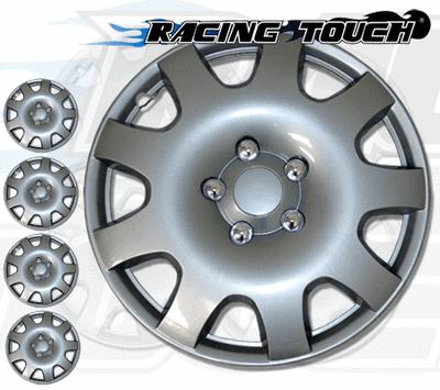 4pcs set 16" inches metallic silver hubcaps wheel cover rim skin hub cap #502