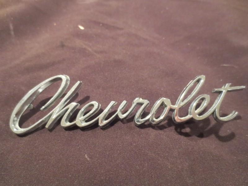 1967 chevy camaro deck lid emblem - may fit other years (1968,1969,etc)