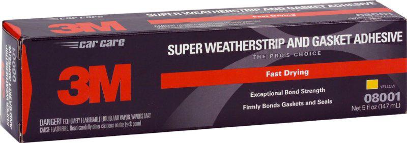 3m yellow super weatherstrip and gasket adhesive tube- 5 oz.