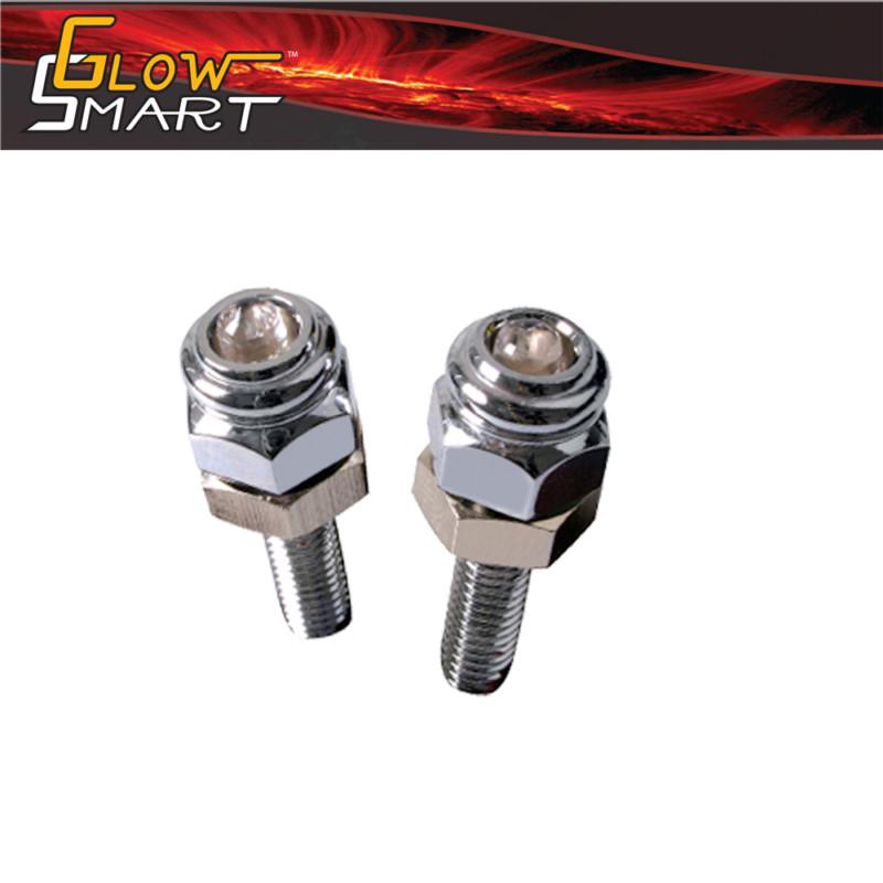 Buy LED License Plate Screw Bolts Light RED in Hong Kong, HK, for US