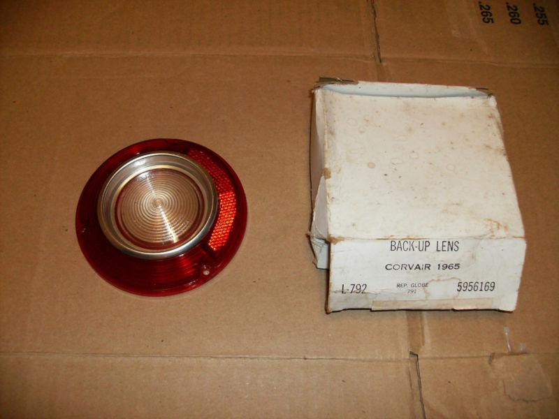 Nos vintage 1965 corvair back-up tail light lens 