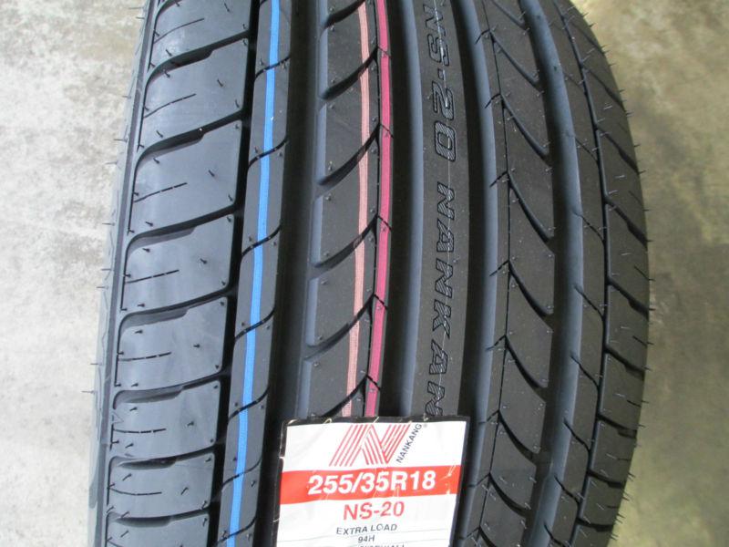 2 new 255/35r18 inch nankang ns20 tires 255 35 18 r18 2553518 