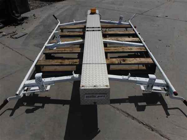 Aftermarket ladder rack w/ weather guard model 237 conduit carrier