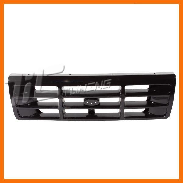 92-96 ford f150 lightning front grille fo1200179 painted gloss black bar finish