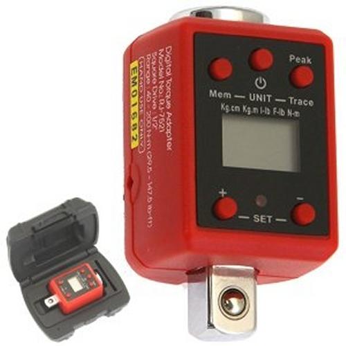 Digital torque wrench adaptor electronic unit conversion for 1/2" ratchet