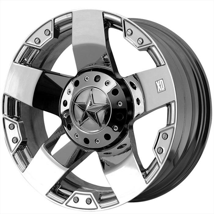 4 xd series rockstar xd775 20x8.5 chrome wheels (10mm offset) special low price 