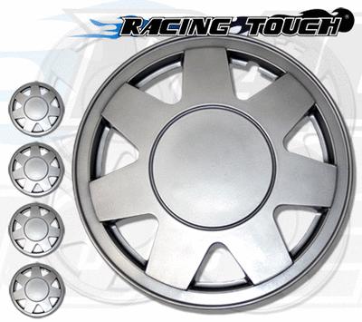 Metallic silver 4pcs set #928 15" inches hubcaps hub cap wheel cover rim skin