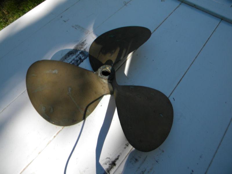 15 x12 lh brass propeller