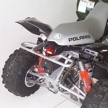 Polaris outlaw 500 525irs 525s 450mxr 06 - 08 baja rear grab bar aluminum