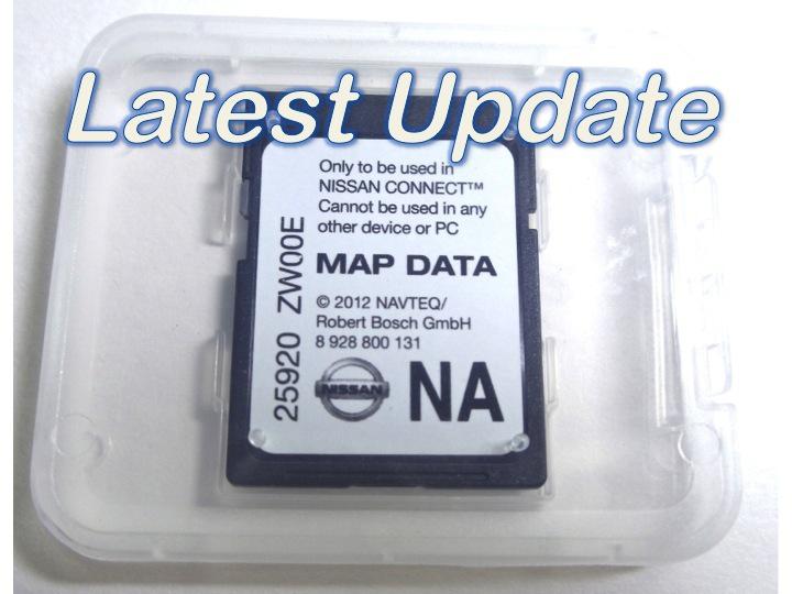 Latest update 2011 2012 2013 nissan juke sl sv & cube gps navigation sd card map