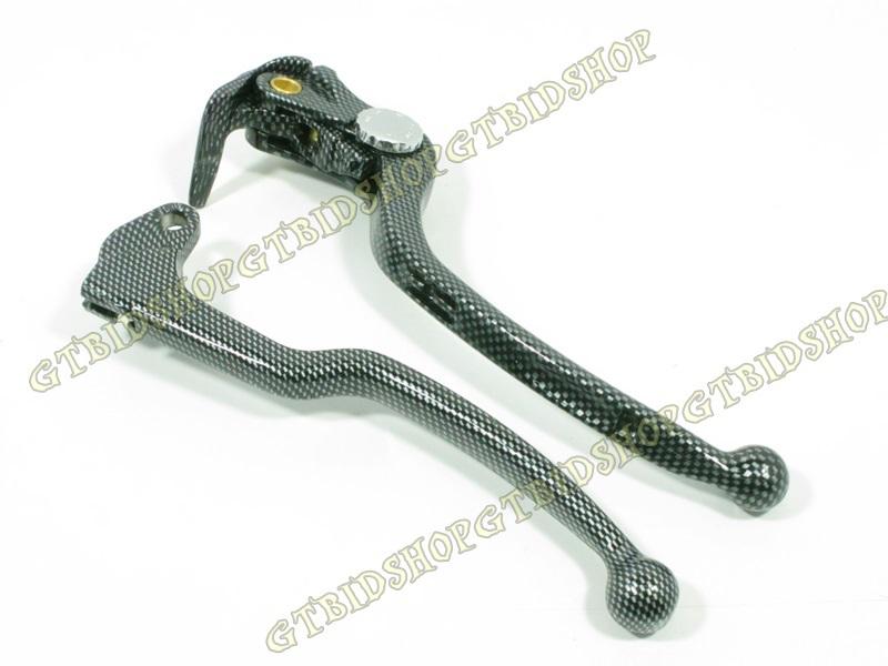 Brake clutch lever for kawasaki zx636r zx6rr 05-06 carbon f a