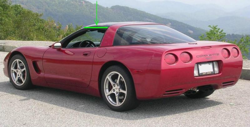 1997 - 2004 chevy corvette targa top seals l and r. c5