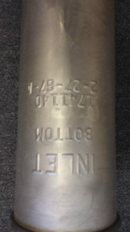 1959-1960 cadillac  exhaust  muffler resonator n.o.s.