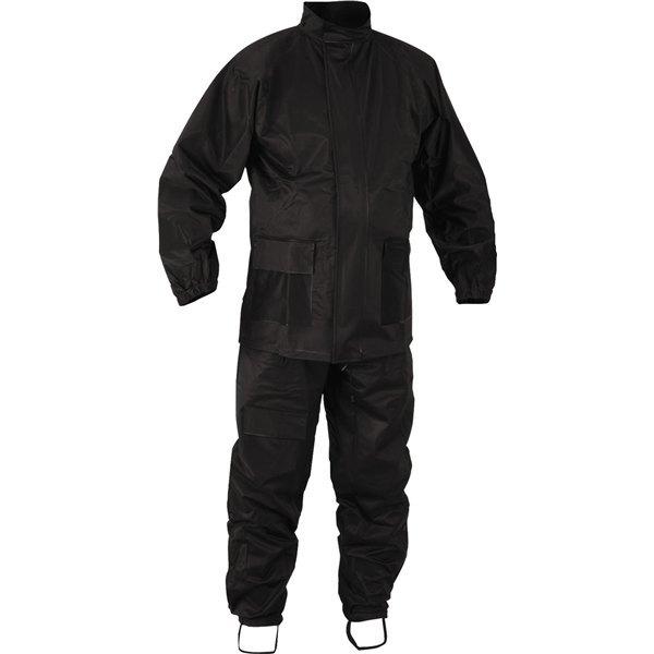 Black xxl river road rainstorm two-piece rain suit