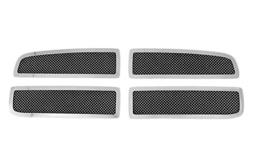 Paramount 43-0113 - dodge ram front restyling perimeter chrome wire mesh grille