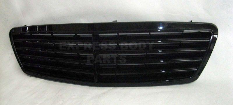 2003-2006 w220 s430 s55 s500 s600 all black grille s-class new 2004 2005 ns