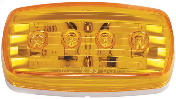 Wesbar led clearance marker light red 401586