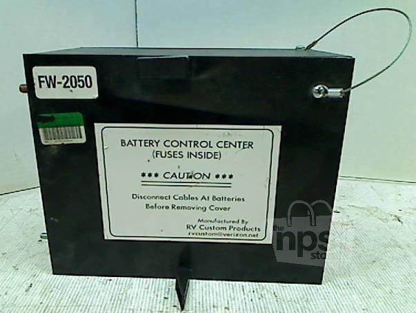 Rv custom products fw221 battery control center with enclosure fw-2050 new