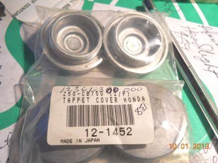 Honda valve adjust cap/cover 