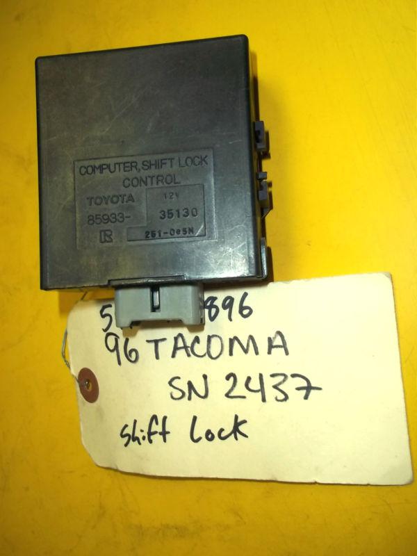 95-00 toyota tacoma 4x2 automatic transmission shift lock computer 85933-35130