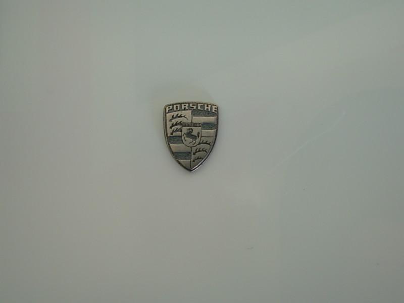 Porsche emblem key pewter crest button genuine 911 912 930 914 964 