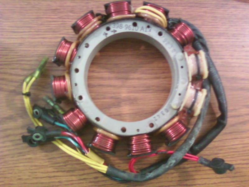 Used quicksilver mercury/mariner outboard stator 150/175/200 398-9610a19