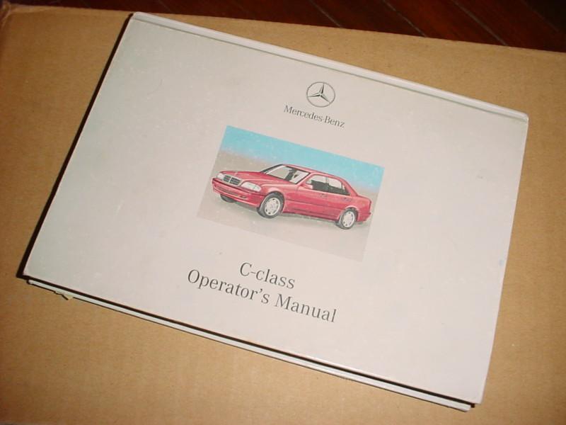 2000  mercedes benz c class owner's manual book