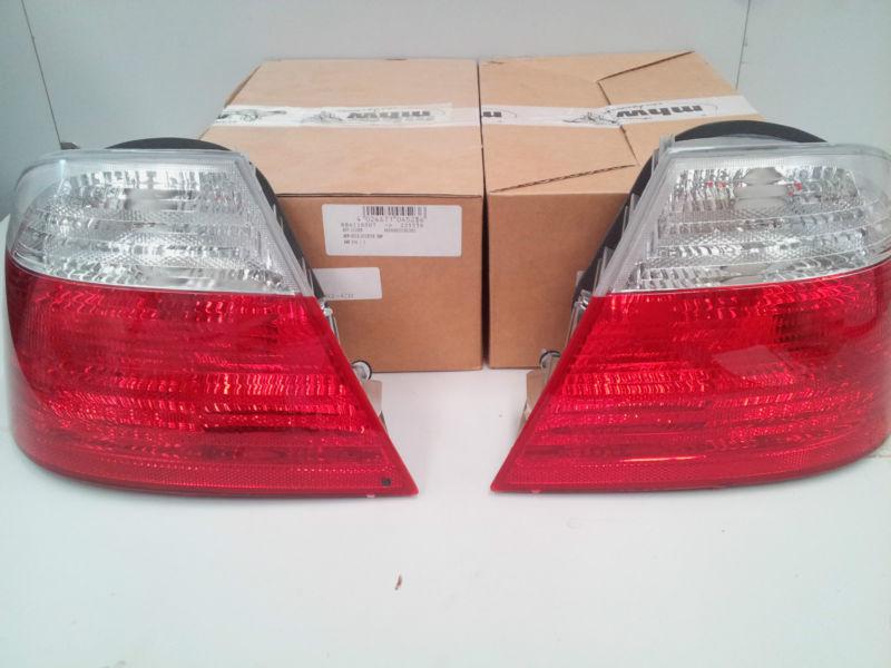 Bmw e46 3-series, 2door clear/red tail light  by mhw new!