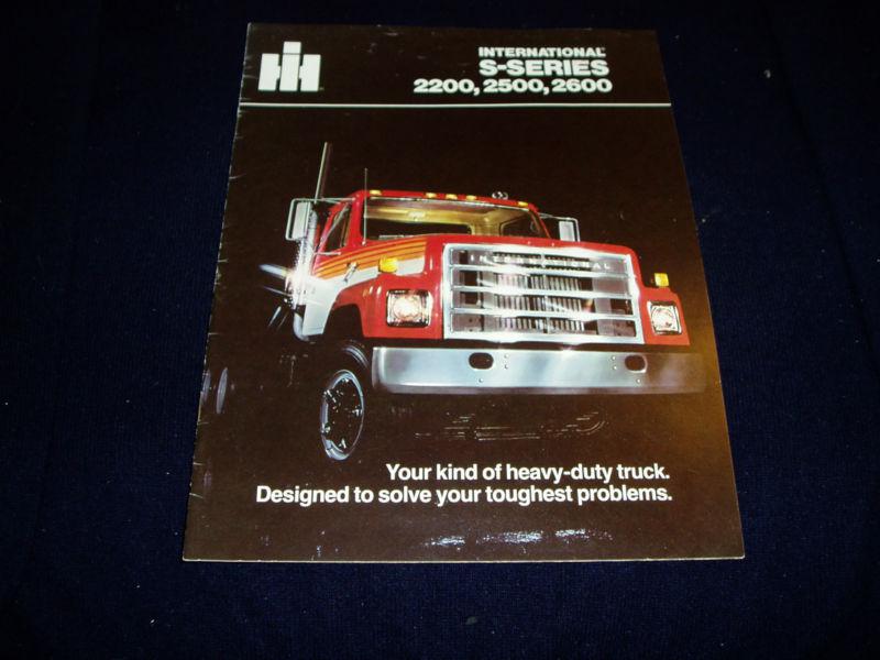 International s-series truck 1980 brochure