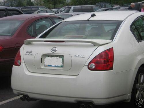 Painted 2004 2005 2006 2007 nissan maxima spoiler - custom style with led