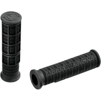 Moose racing atv stealth grips without flange black
