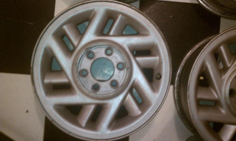 91 92 93 15" dodge dakota wheels factory stock oem alloy rims