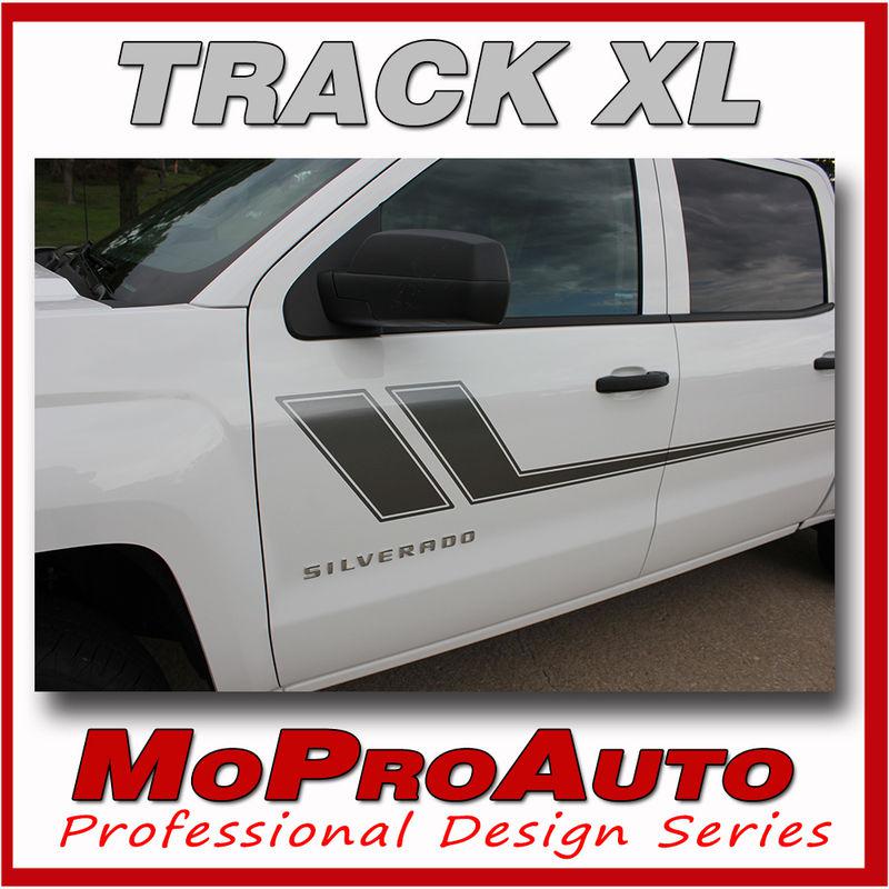 Chevy silverado track xl 3m 2009 pro grade vinyl side stripe decals graphic lw6