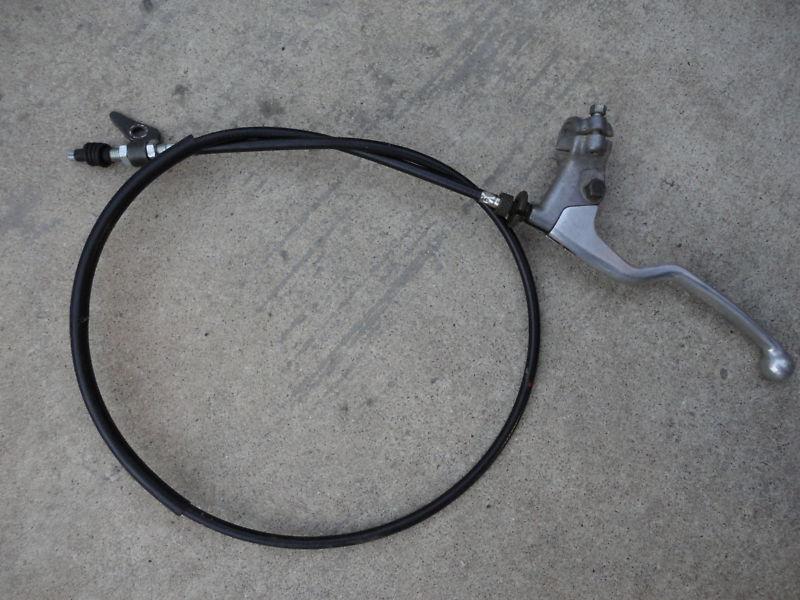 86-89 honda trx250r 85-86 atc250r oem clutch cable, lever and mount "nice"