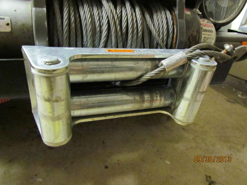 Warn fairlead roller galvanized for winch, model 5742 for 4000lbs+