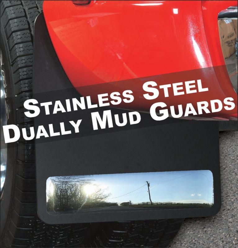 Husky 54001 dually truck rear mud guard stainless series 2001-05