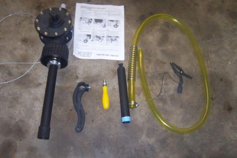 Jegs fuel transfer pump for 5 gallon jugs brand new never used